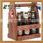 china factory FSC&BSCI 6 pack wooden beer storage box tote carrier box with bottle opener