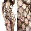 Sexy Black Mature Seamless Spaghetti Strap Diamond Net Bodystocking