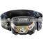 3W USB rechargeable bright light LED sensor headlamp