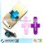 Colorful phone stand silicone mobile phone display stand with custom logo