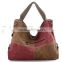 Hot sell leisure canvas shopping lady handbag shoulder bag