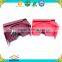 Arcylic Biconvex 34mm Lens 3D Glasses For Phone Google Cardboard V2 Accept Custom Design