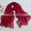 Top Quality Plain Silk Chiffon Long Shawl