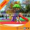 Huaman-friendly plastic playground slide playsets for kids