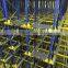 High Density radio steel pallet shuttle racking