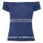 Chinese Factory Direct Wholesale Basics Off Shoulder Woman T Shirt