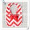 2015 high quality chevron baby bibs with print for baby care