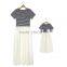 Women dress stretch pointelle column tank women dresses mommy and me maxi dress for holiday beach sundress