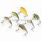 6pcs 6 Color Fishing Crankbait Hook Lure Bait Artificial Bait sharp Fishing hooks