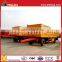40T 50T 3 Axle Steel Fence Truck Trailer Tri-Axle Cargo Drawbar Towing Full Trailer
