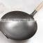 chinese Wooden handle Carbon Steel Wok