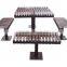 Rectangle Outdoor Metal Unfolding Table On Sale