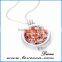 Best Selling Products 35mm Aromatherapy Lockets Essential Oil Diffuser Diamond Necklace