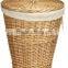 Willow Material Laundry Basket Cloth Used Laundry Cart