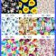 Beautiful floral cotton fabric for children dress small flowers cloth material 100 cotton fabric all print