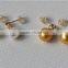charms 9-10 mm south sea pearl jewelry earrings