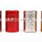 mini air tight tea tin box with plug lid