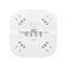 Pisen 1.8m 6ft Cable 4 Outles Power Strip With 1A 1A 2.4 A 2.4A 4 USB Charger