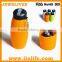 silicon collapsible water bottle with various colors and capacity