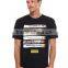 Wholesale Black Short Sleeve European Style Cotton T Shirt 200 Grams