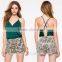 summer new style women trendy golden rose dance shorts