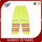 hot sale Hi vis High visibility reflective safety trousers workwear