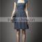 100% cotton loose fashion designer korean fashion A line lace evening dress