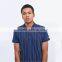 wholesale new design jersey fabric polo shirt vertical striped polo shirt custom