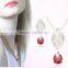 Silver Plated Ruby Studded Fashion Pendantset