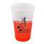 USA Made 20 oz Cool Color Changing Stadium Cup - changes color with ice cold liquids, BPA-free and comes with your logo