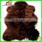 Black Bear Area Rug Faux Fur Bearskin Throw