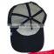 Plain Cotton Twill Mesh Adjustable 5 Panel Snapback Trucker Baseball Cap With Cock Pattern