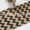 Wholesale Raised Grain Flax Table Runner Chevron