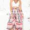 New fashion skirt in Red Print boho long maxi skirt, latest long skirt design