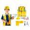 Hot sale party clothes suit boys engineer children costume