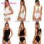 Latest Design White Back Lace Up Sexy Women Design Your Own One Piece Bodysuit