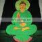hand painted FLORECENT INDIAN GODS PRINTED WALL HANGINGS