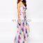 2015 latest women fashion backless high quality Chiffon long Women's Clothing Women Dress