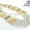 Beaded Necklace Jewelry- fashion Costume Imitation Artificial jewelry-Indian Handmade Beaded Jewelry-party wear jewelry