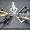 Hunting Broadheads Archery Arrow Hunting Points Metal Tips 3 blades Arrow Head