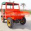 Mini wheels dumper hydraulic crawler mounted dumper truck