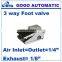 3 way air pneumatic foot pedal valve 1/4 inch BSP FV320 Manual