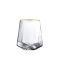 Custom Logo Hammered Creative Wine Glass Cups With Gold Rim Long Drink New Ripple Whisky Glasses Lead Free Home Daily Use