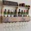 Custom unfinished vintage wooden wine holder rack,wood wine glass racks