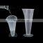 Lab use Plastic Conical Graduated Cylinder Conical Measuring Cylinder