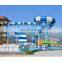 3 Lanes Custom Water Park Slides , Aqua Park Wavy Speed Slide