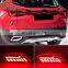 Carest 1Pair For Kia Seltos 2019 2020 2021 Car LED Reflector Tail Light Rear Bumper Light Rear Fog Lamp Brake Light