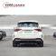 2021 w167 GLE53 SUV rear diffuser with tips for w167 GLE53 SUV black and sliver diffuser with exhaust tips