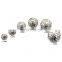 25MM Custom Size Wholesale Hollow Flower Alloy Ladies Fashion Shiny Gold Shank Buttons
