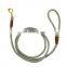 Hot selling high elastic leash for dog walking with reflective strip soft and comfortable multi-function dog leash